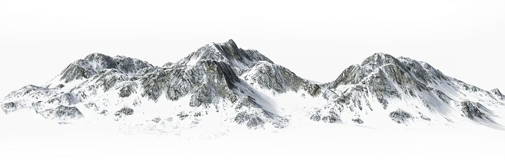 Distant back mountains